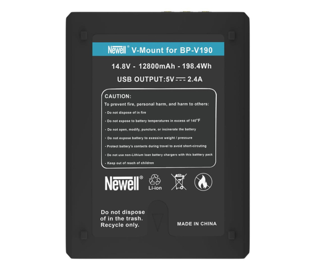 Newell BP-V190 SLIM do kamer z V-Mount - 655396 - zdjęcie